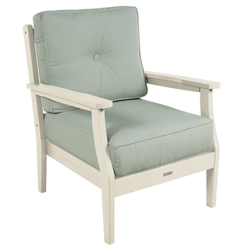Lehigh Deep Seating Club Chair Deep Seating Highwood USA Canvas Seasalt Whitewash