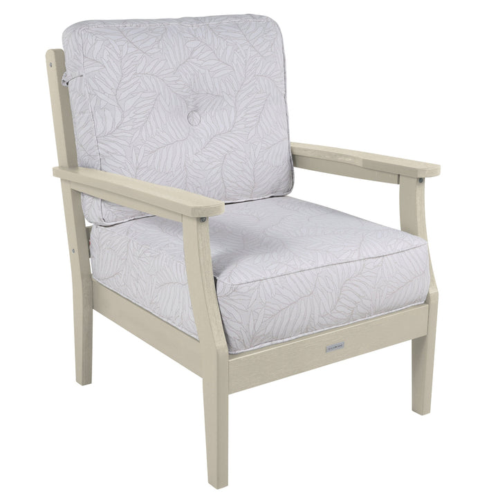 Lehigh Deep Seating Club Chair Deep Seating Highwood USA Lively Parchment Whitewash