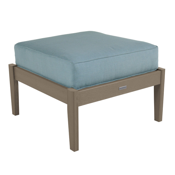 Lehigh Deep Seating Ottoman Deep Seating Highwood USA Bliss Dew Woodland Brown