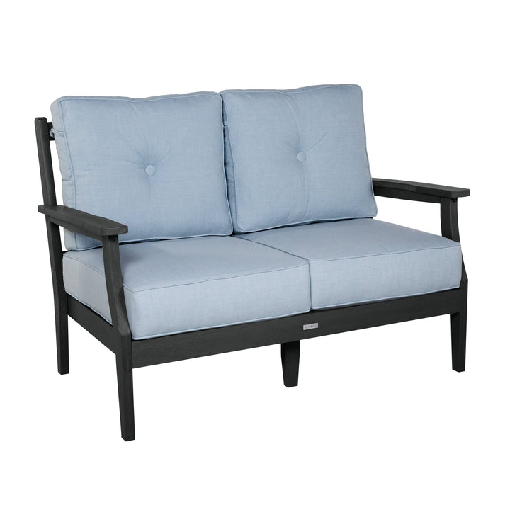 Lehigh Deep Seating Loveseat Deep Seating Highwood USA Bliss Dew Black