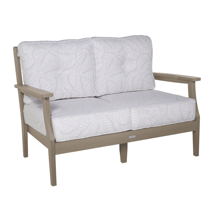 Lehigh Deep Seating Loveseat Deep Seating Highwood USA Lively Parchment Woodland Brown