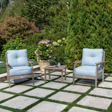 Lehigh Deep Seating 3 Piece Chair and Side Table Set Deep Seating Highwood USA