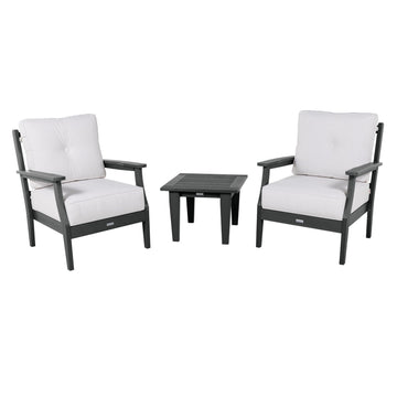 Lehigh Deep Seating 3 Piece Chair and Side Table Set Deep Seating Highwood USA