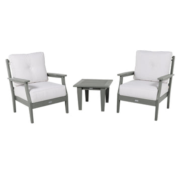 Lehigh Deep Seating 3 Piece Chair and Side Table Set Deep Seating Highwood USA