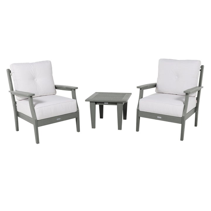 Lehigh Deep Seating 3 Piece Chair and Side Table Set Deep Seating Highwood USA