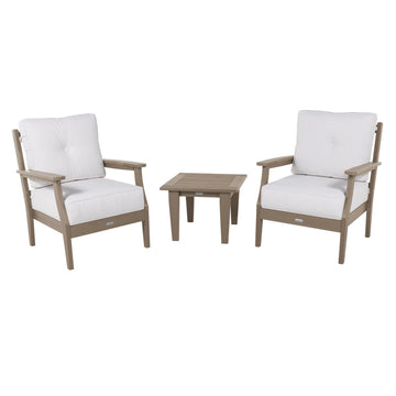 Lehigh Deep Seating 3 Piece Chair and Side Table Set Deep Seating Highwood USA