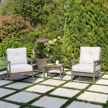 Lehigh Deep Seating 3 Piece Chair and Side Table Set Deep Seating Highwood USA