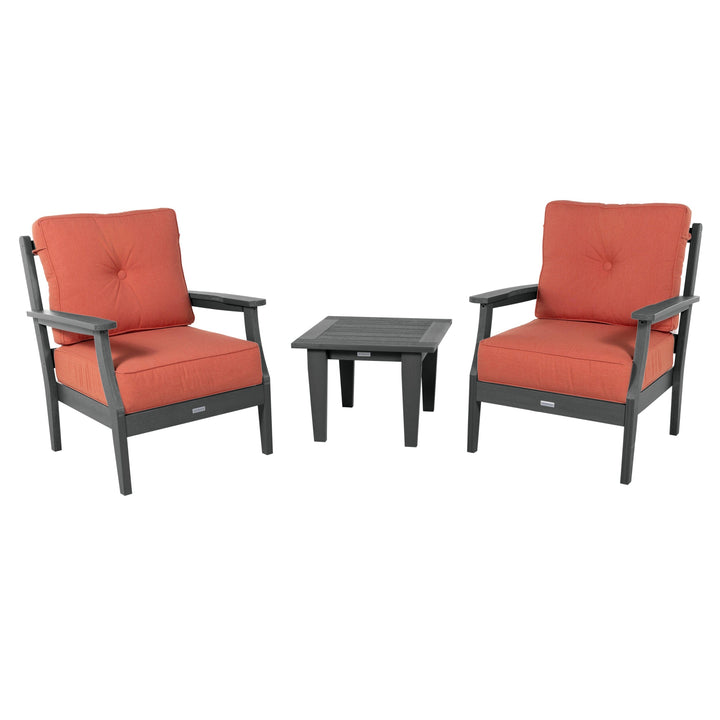 Lehigh Deep Seating 3 Piece Chair and Side Table Set Deep Seating Highwood USA