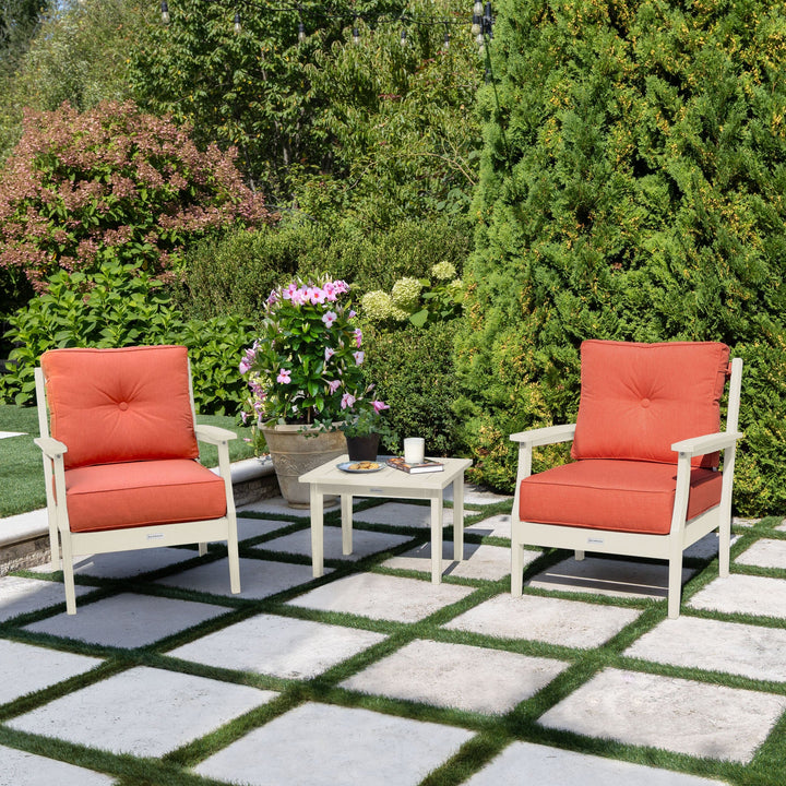 Lehigh Deep Seating 3 Piece Chair and Side Table Set Deep Seating Highwood USA