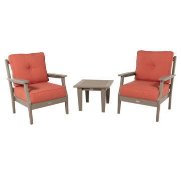 Lehigh Deep Seating 3 Piece Chair and Side Table Set Deep Seating Highwood USA