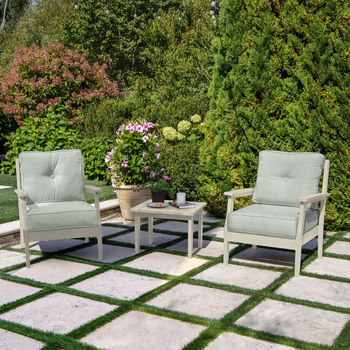 Lehigh Deep Seating 3 Piece Chair and Side Table Set Deep Seating Highwood USA