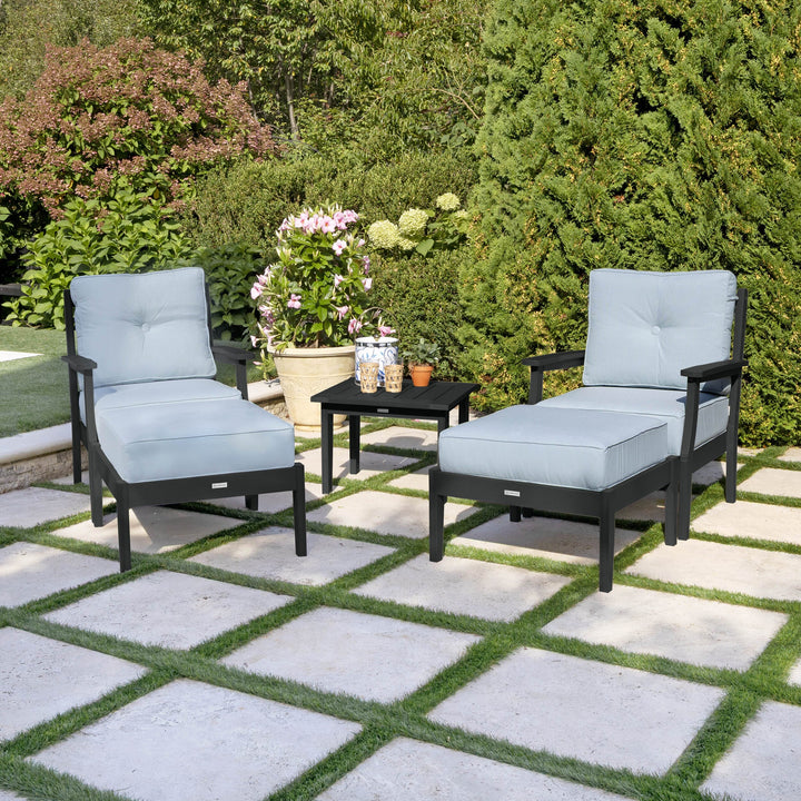 Lehigh Deep Seating 5 Piece Chairs and Ottoman Set Deep Seating Highwood USA