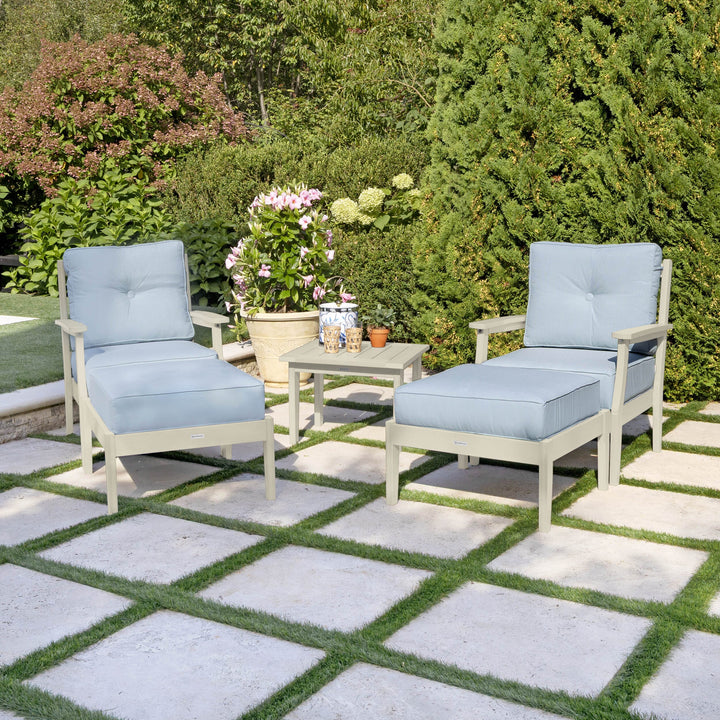 Lehigh Deep Seating 5 Piece Chairs and Ottoman Set Deep Seating Highwood USA