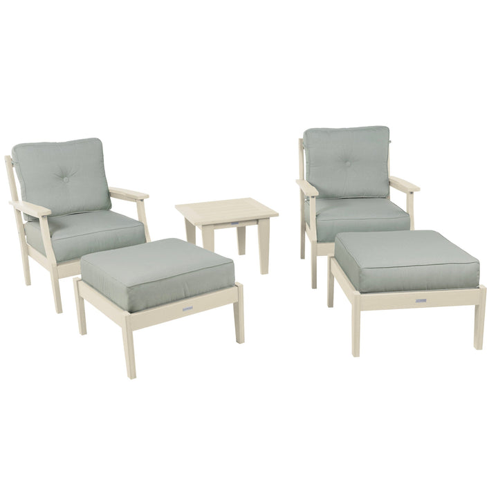 Lehigh Deep Seating 5 Piece Chairs and Ottoman Set Deep Seating Highwood USA