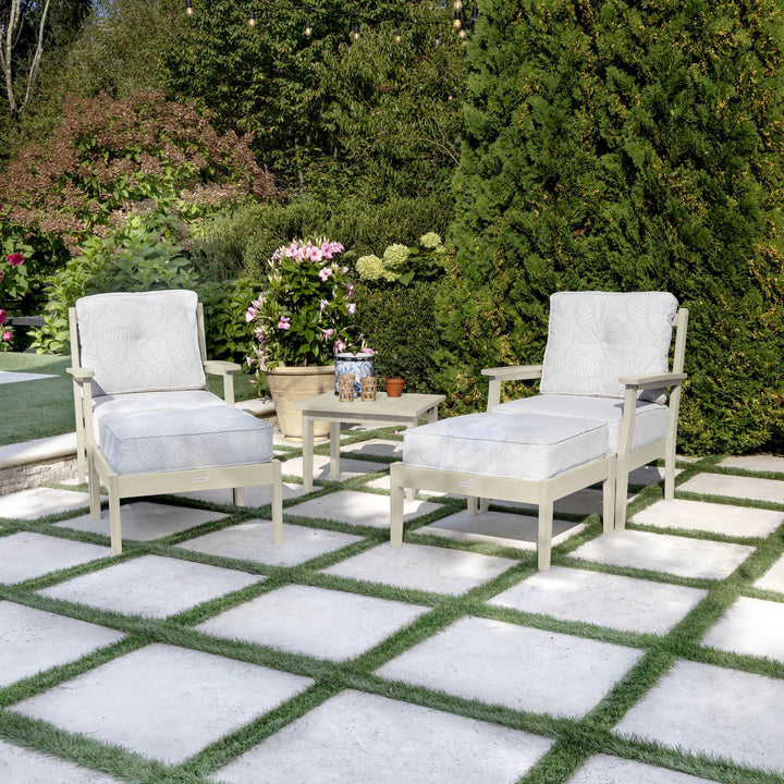 Lehigh Deep Seating 5 Piece Chairs and Ottoman Set Deep Seating Highwood USA