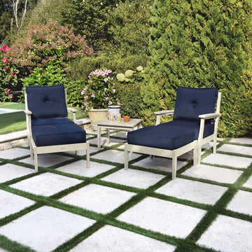 Lehigh Deep Seating 5 Piece Chairs and Ottoman Set Deep Seating Highwood USA