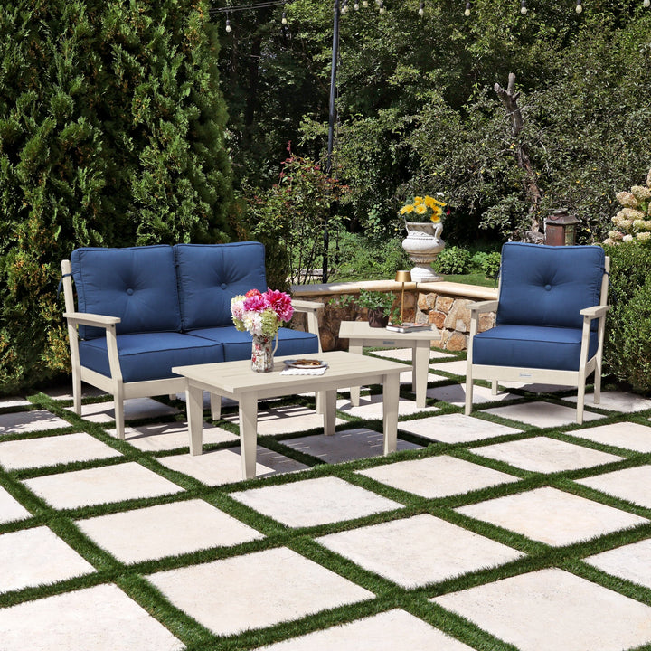Lehigh Deep Seating 4 Piece Loveseat and Chair Set Deep Seating Highwood USA