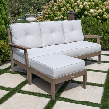 Lehigh Deep Seating 2 Piece Couch and Ottoman Set Deep Seating Highwood USA