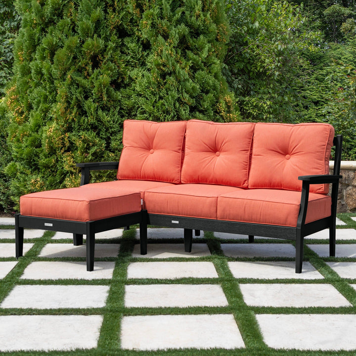 Lehigh Deep Seating 2 Piece Couch and Ottoman Set Deep Seating Highwood USA