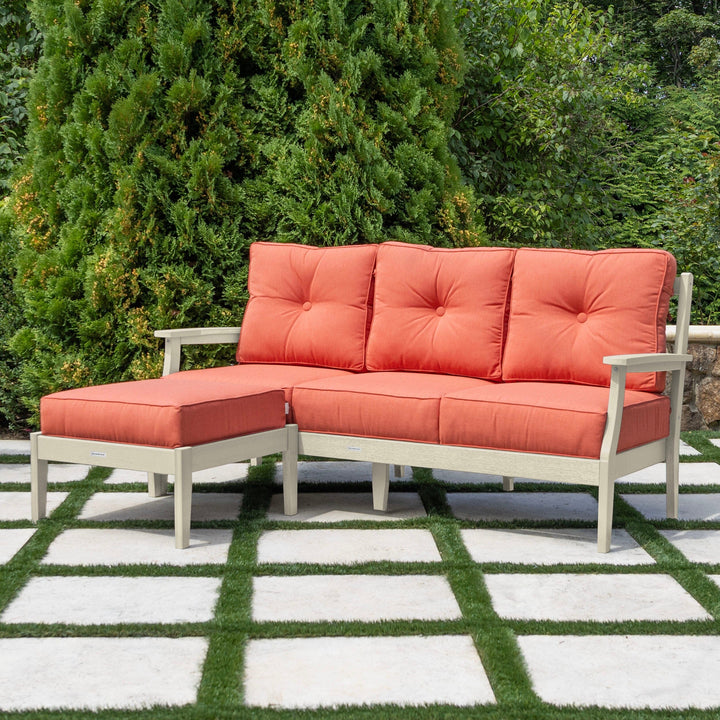 Lehigh Deep Seating 2 Piece Couch and Ottoman Set Deep Seating Highwood USA