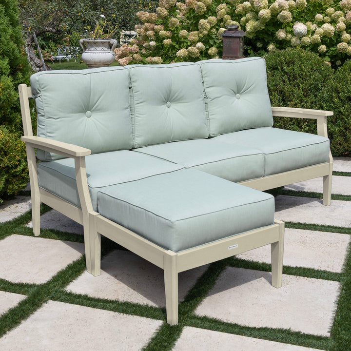 Lehigh Deep Seating 2 Piece Couch and Ottoman Set Deep Seating Highwood USA