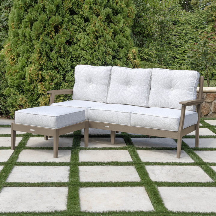 Lehigh Deep Seating 2 Piece Couch and Ottoman Set Deep Seating Highwood USA