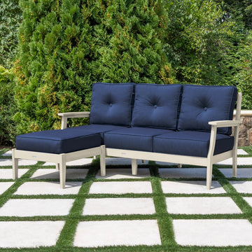 Lehigh Deep Seating 2 Piece Couch and Ottoman Set Deep Seating Highwood USA