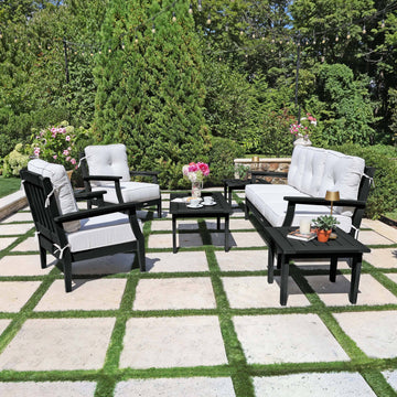 Lehigh Deep Seating 6 Piece Conversation Set Deep Seating Highwood USA