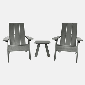 Italica Modern Adirondack 3-Piece Set Kitted Sets Highwood USA Coastal Teak