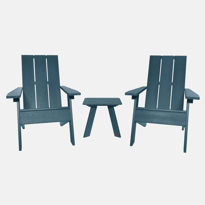 Italica Modern Adirondack 3-Piece Set Kitted Sets Highwood USA Nantucket Blue