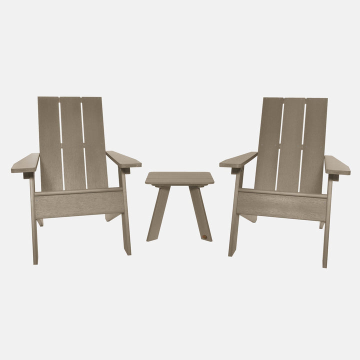 Italica Modern Adirondack 3-Piece Set Kitted Sets Highwood USA Woodland Brown