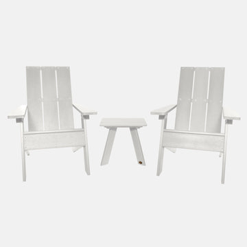 Italica Modern Adirondack 3-Piece Set Kitted Sets Highwood USA White