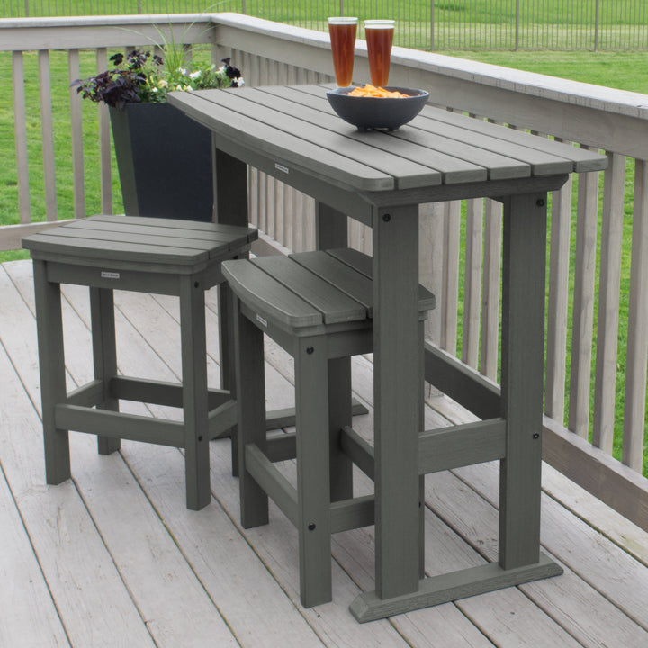 Lehigh 3pc Counter Height Balcony Set Dining Highwood USA