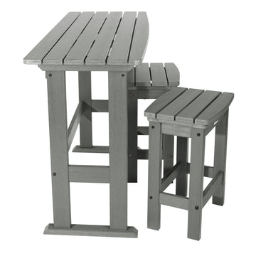 Lehigh 3pc Counter Height Balcony Set Dining Highwood USA
