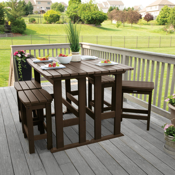 Lehigh 6pc Counter Height Balcony Set Dining Highwood USA