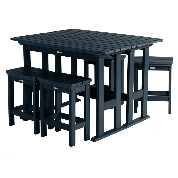 Lehigh 6pc Counter Height Balcony Set Dining Highwood USA Federal Blue