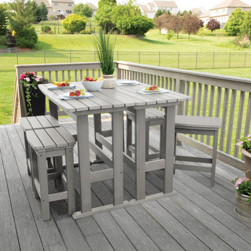 Lehigh 6pc Counter Height Balcony Set Dining Highwood USA