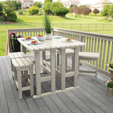 Lehigh 6pc Counter Height Balcony Set Dining Highwood USA