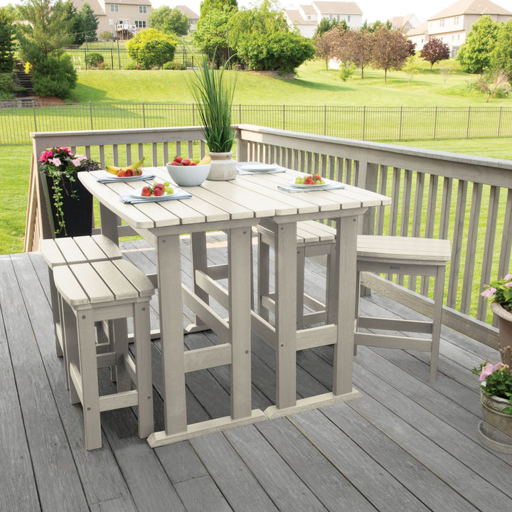 Lehigh 6pc Counter Height Balcony Set Dining Highwood USA