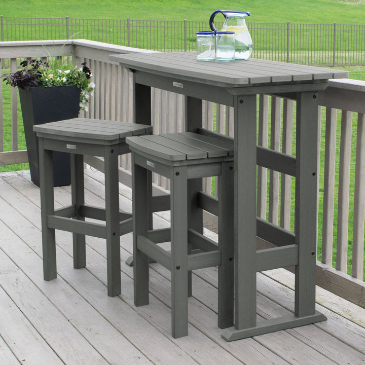 Lehigh 3pc Bar Height Balcony Set Dining Highwood USA