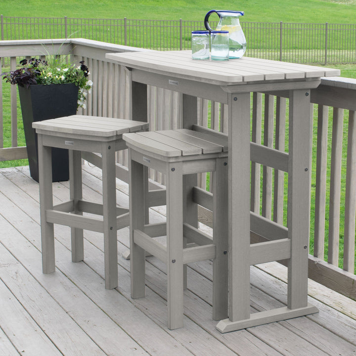 Lehigh 3pc Bar Height Balcony Set Dining Highwood USA