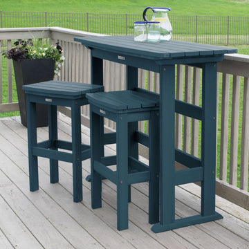 Lehigh 3pc Bar Height Balcony Set Dining Highwood USA