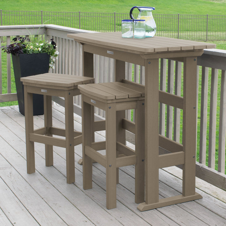 Lehigh 3pc Bar Height Balcony Set Dining Highwood USA