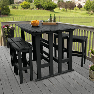 Lehigh 6pc Bar Height Balcony Set Dining Highwood USA