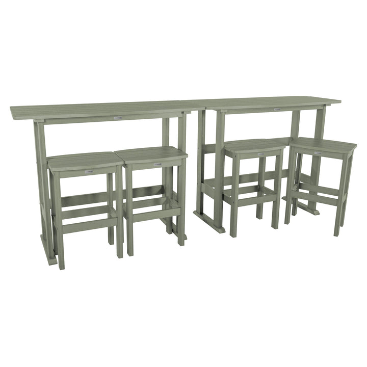 Lehigh 6pc Bar Height Balcony Set Dining Highwood USA