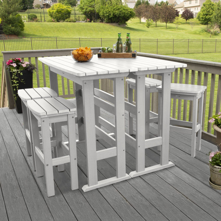 Lehigh 6pc Bar Height Balcony Set Dining Highwood USA