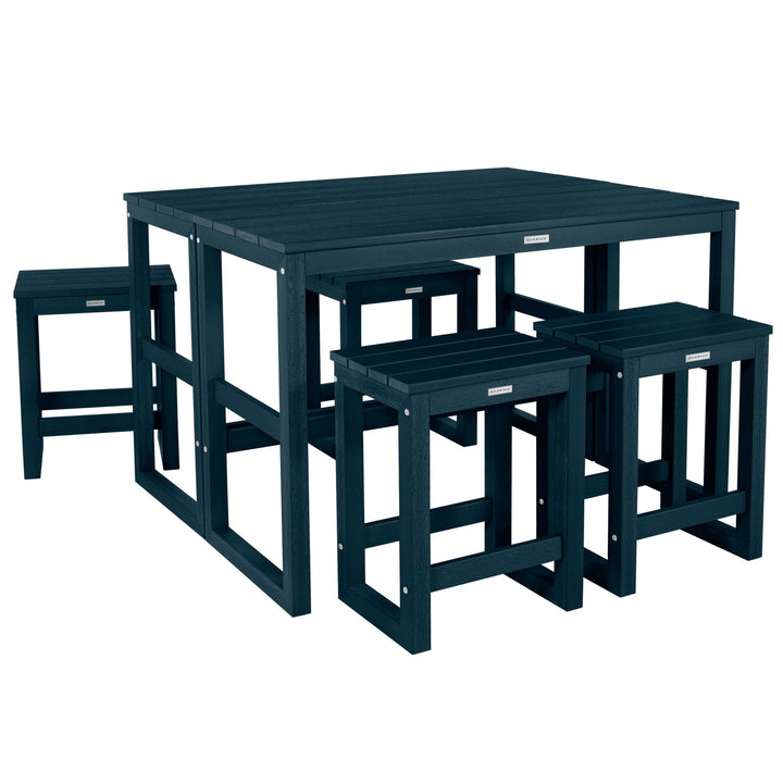 Monroe Modern Counter Height Balcony 6 Piece Set Dining Highwood USA