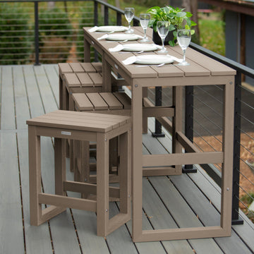 Monroe Modern Counter Height Balcony 6 Piece Set Dining Highwood USA