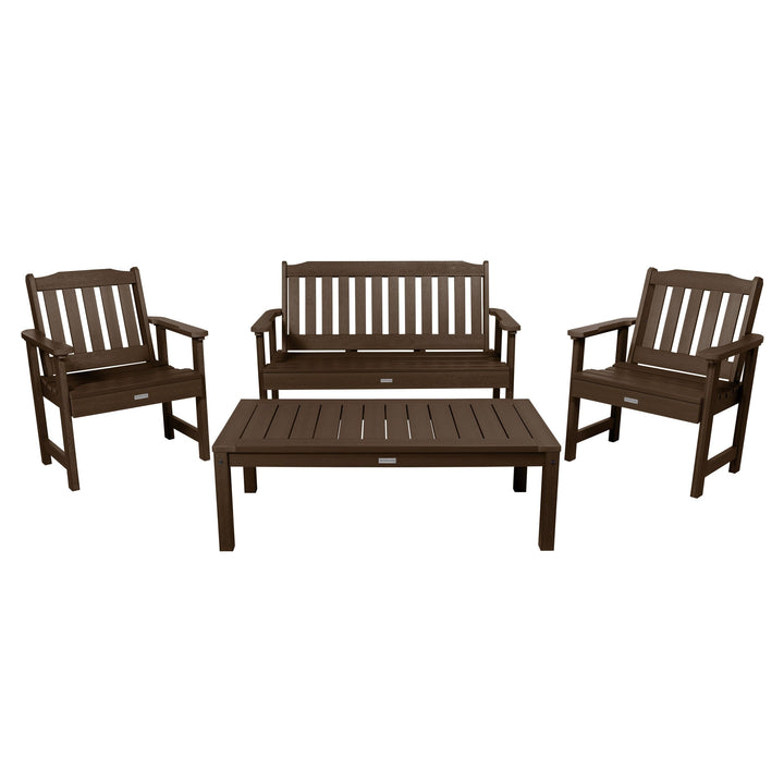 Lehigh Garden Conversation Set Kitted Sets Highwood USA Weathered Acorn