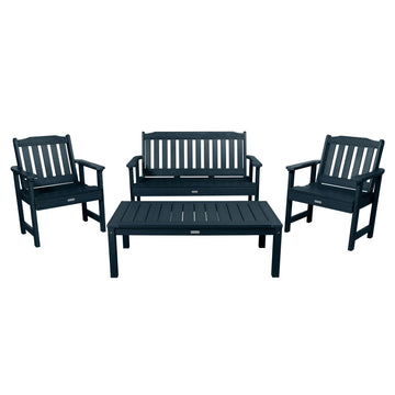 Lehigh Garden Conversation Set Kitted Sets Highwood USA Federal Blue